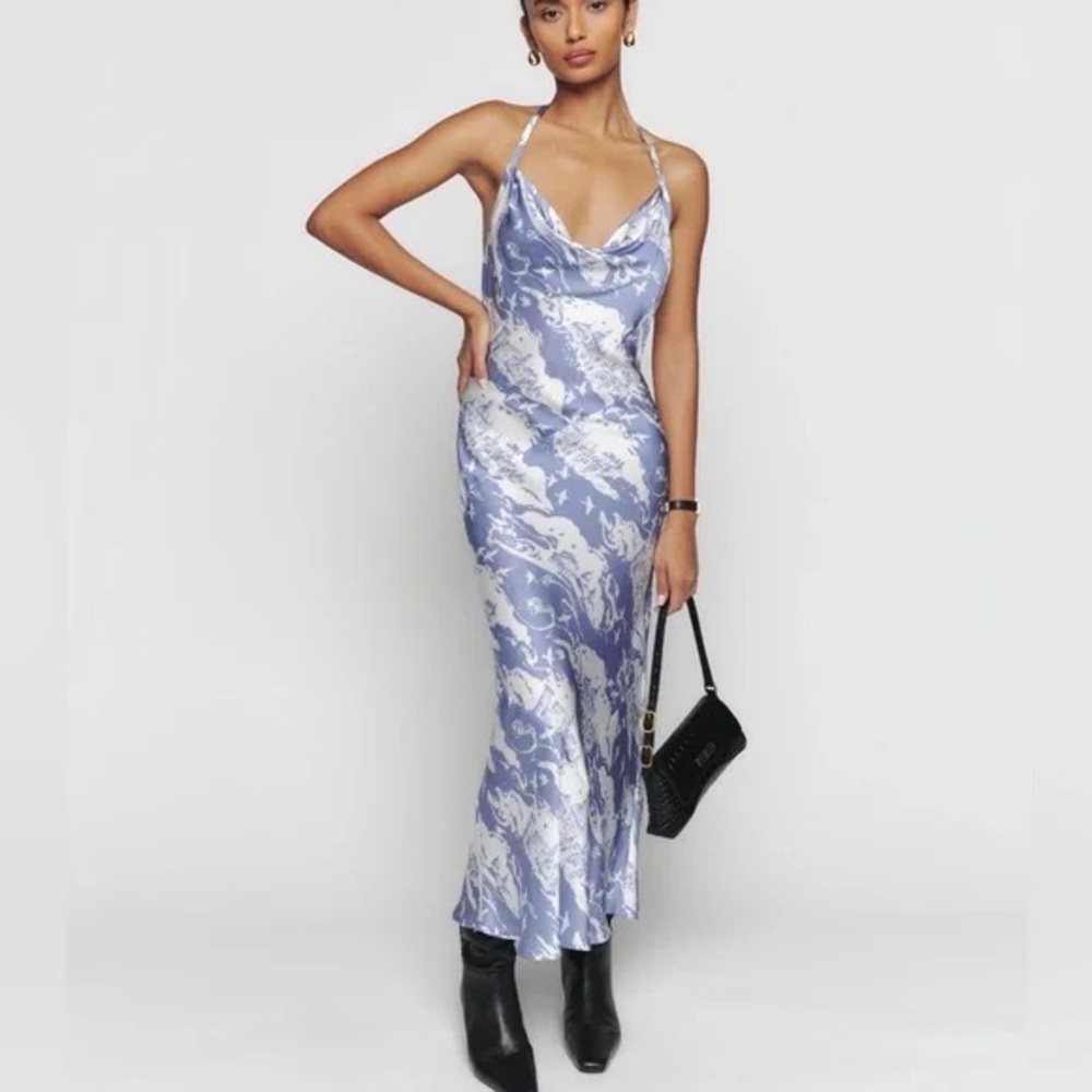 Reformation Torin silk dress - Fantasy - XS